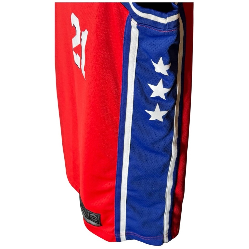 Joel Embiid Jersey Nike NBA Red Basketball - Picture 11 of 14